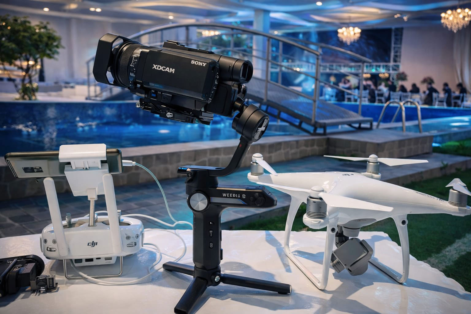 Filmación y fotografía de eventos con dron